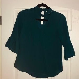 Meraki Keyhole Neckline Blouse
